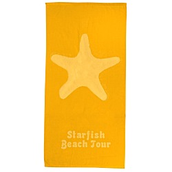 Tone on Tone Stock Art Towel - Starfish