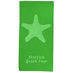 Tone on Tone Stock Art Towel - Starfish