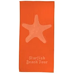 Tone on Tone Stock Art Towel - Starfish