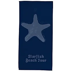 Tone on Tone Stock Art Towel - Starfish