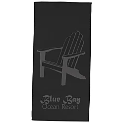 Tone on Tone Stock Art Towel - Find Your Bliss