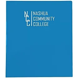 Twin Pocket Poly Presentation Folder - Translucent