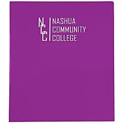 Twin Pocket Poly Presentation Folder - Translucent