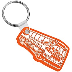 Bus Soft Keychain - Translucent