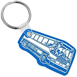 Bus Soft Keychain - Translucent