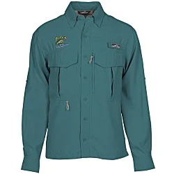 Eddie Bauer LS Moisture Wicking Fishing Shirt