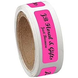 Sticker by the Roll - Rectangle - 5/16" x 1-1/8"