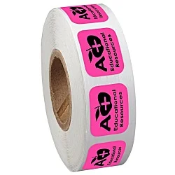 Sticker by the Roll - Rectangle - 9/16" x 3/4"