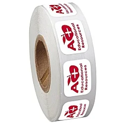 Sticker by the Roll - Rectangle - 9/16" x 3/4"