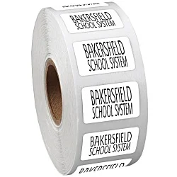 Sticker by the Roll - Rectangle - 5/8" x 1"