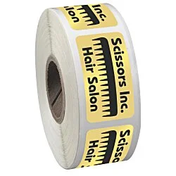 Sticker by the Roll - Rectangle - 3/4" x 1-1/2"