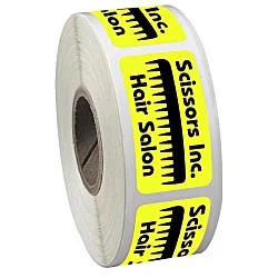 Sticker by the Roll - Rectangle - 3/4" x 1-1/2"