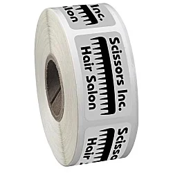Sticker by the Roll - Rectangle - 3/4" x 1-1/2"