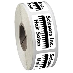 Sticker by the Roll - Rectangle - 3/4" x 1-1/2"