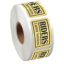 Sticker by the Roll - Rectangle - 1" x 1-1/2"