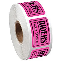 Sticker by the Roll - Rectangle - 1" x 1-1/2"