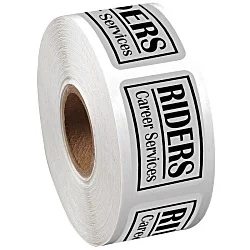 Sticker by the Roll - Rectangle - 1" x 1-1/2"