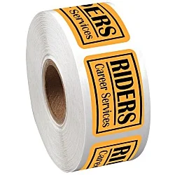 Sticker by the Roll - Rectangle - 1" x 1-1/2"