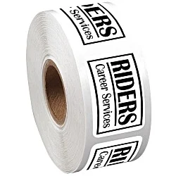 Sticker by the Roll - Rectangle - 1" x 1-1/2"