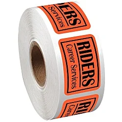 Sticker by the Roll - Rectangle - 1" x 1-1/2"