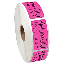 Sticker by the Roll - Rectangle - 1" x 2"