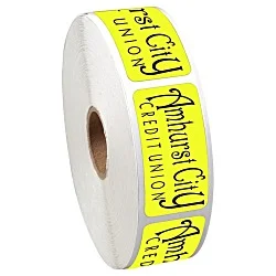 Sticker by the Roll - Rectangle - 1" x 2"