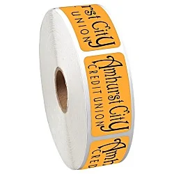 Sticker by the Roll - Rectangle - 1" x 2"