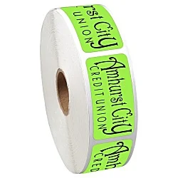 Sticker by the Roll - Rectangle - 1" x 2"