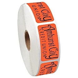 Sticker by the Roll - Rectangle - 1" x 2"