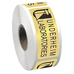 Sticker by the Roll - Rectangle - 1" x 2-1/2"