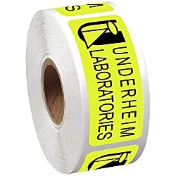 Sticker by the Roll - Rectangle - 1" x 2-1/2"