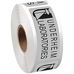 Sticker by the Roll - Rectangle - 1" x 2-1/2"