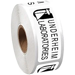 Sticker by the Roll - Rectangle - 1" x 2-1/2"