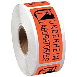 Sticker by the Roll - Rectangle - 1" x 2-1/2"