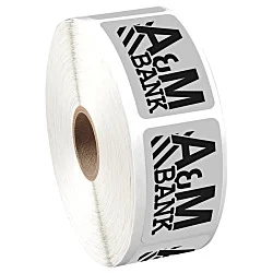 Sticker by the Roll - Rectangle - 1-1/4" x 2"