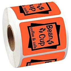 Sticker by the Roll - Rectangle - 1-1/2" x 2"