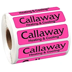 Sticker by the Roll - Rectangle - 3/4" x 2-3/4"