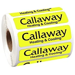 Sticker by the Roll - Rectangle - 3/4" x 2-3/4"