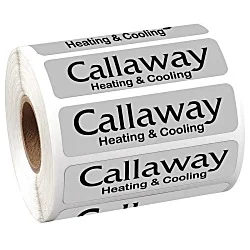 Sticker by the Roll - Rectangle - 3/4" x 2-3/4"