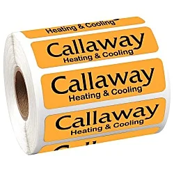 Sticker by the Roll - Rectangle - 3/4" x 2-3/4"