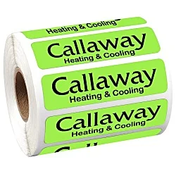 Sticker by the Roll - Rectangle - 3/4" x 2-3/4"