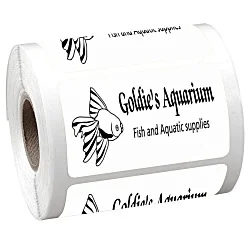 Sticker by the Roll - Rectangle - 1-1/2" x 2-1/2