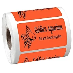 Sticker by the Roll - Rectangle - 1-1/2" x 2-1/2