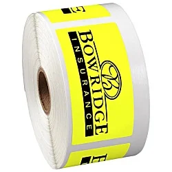 Sticker by the Roll - Rectangle - 1-1/2" x 3"