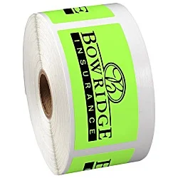Sticker by the Roll - Rectangle - 1-1/2" x 3"