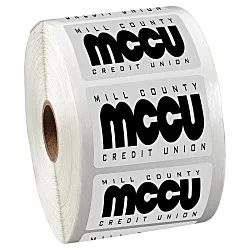 Sticker by the Roll - Rectangle - 1-1/2" x 2-1/4"