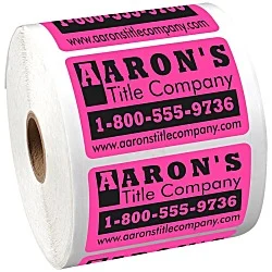 Sticker by the Roll - Rectangle - 1-3/4" x 2-3/4"