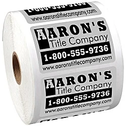 Sticker by the Roll - Rectangle - 1-3/4" x 2-3/4"