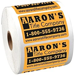 Sticker by the Roll - Rectangle - 1-3/4" x 2-3/4"
