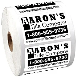 Sticker by the Roll - Rectangle - 1-3/4" x 2-3/4"